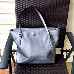 Coach Saffiano Leather Tote, Medium